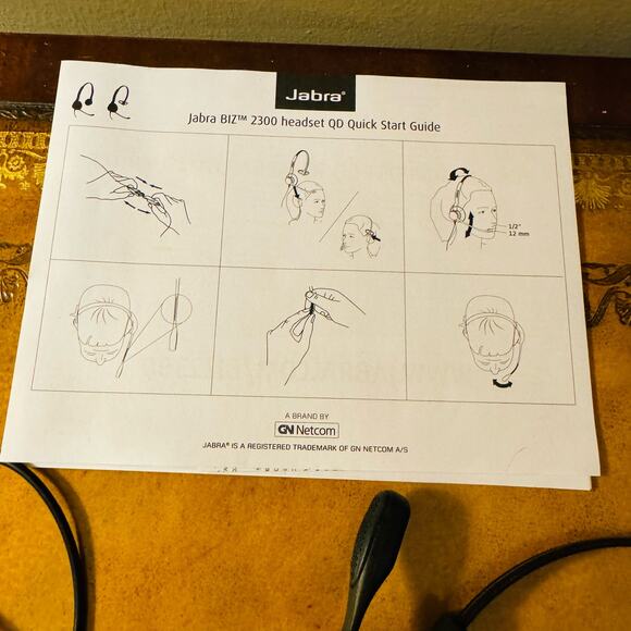 Jabra Biz 2300 USB Duo Wired Professional Call Center Headset NEW - Picture 11 of 11